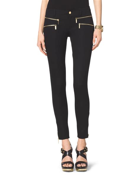 michael kors black sweatpants|michael kors denim pants.